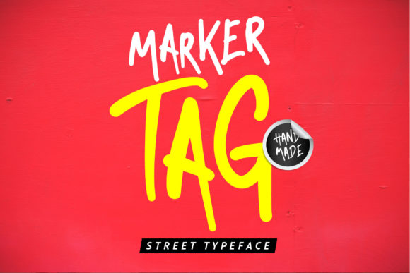 Marker Tag Font