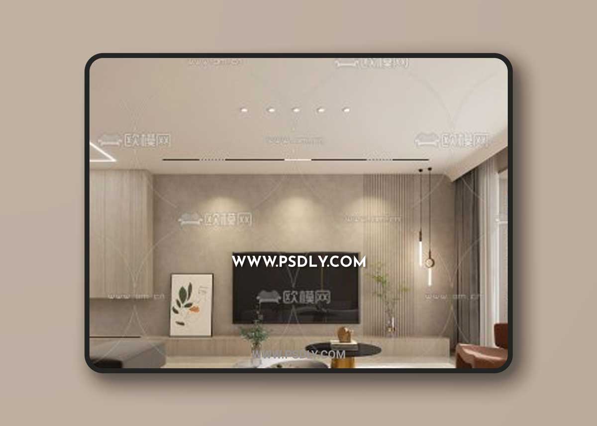 Modern living room dining room 11671605