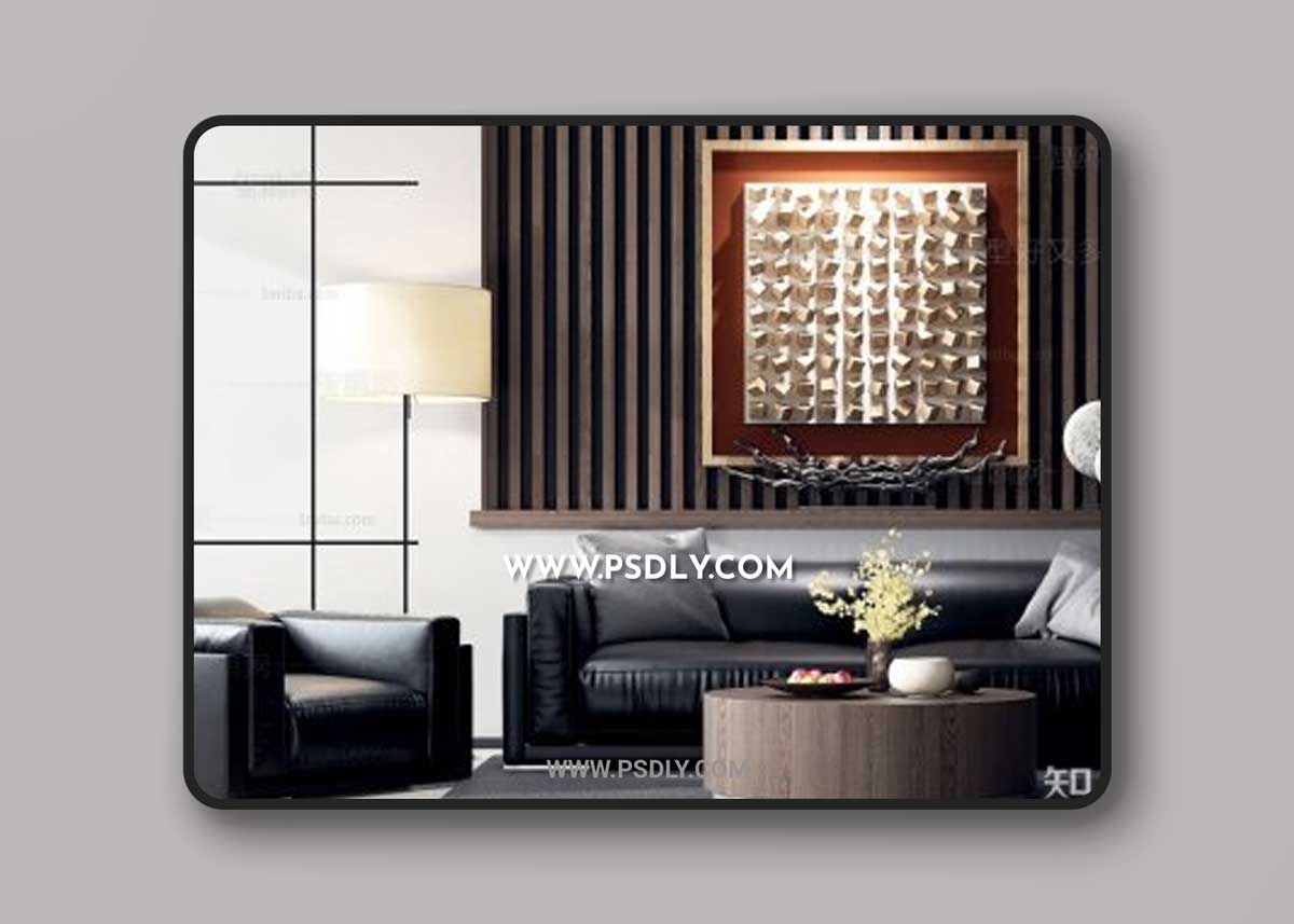 Modern modular sofa 02 3D Models