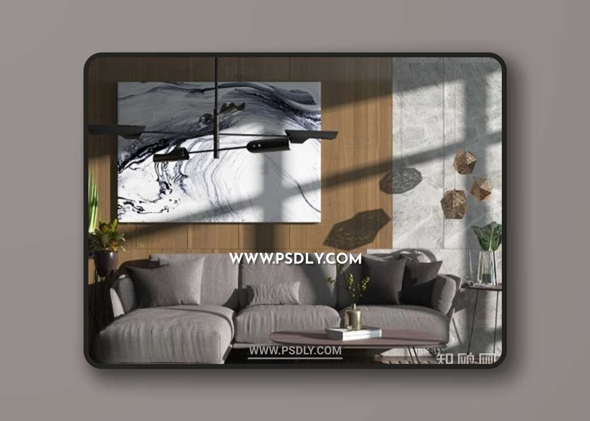 Modern multi-seat sofa 02