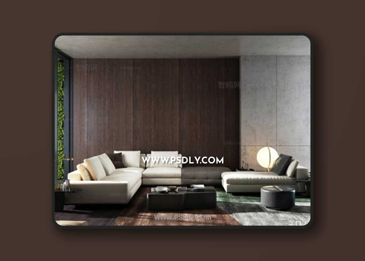 Modern sofa 3D Models