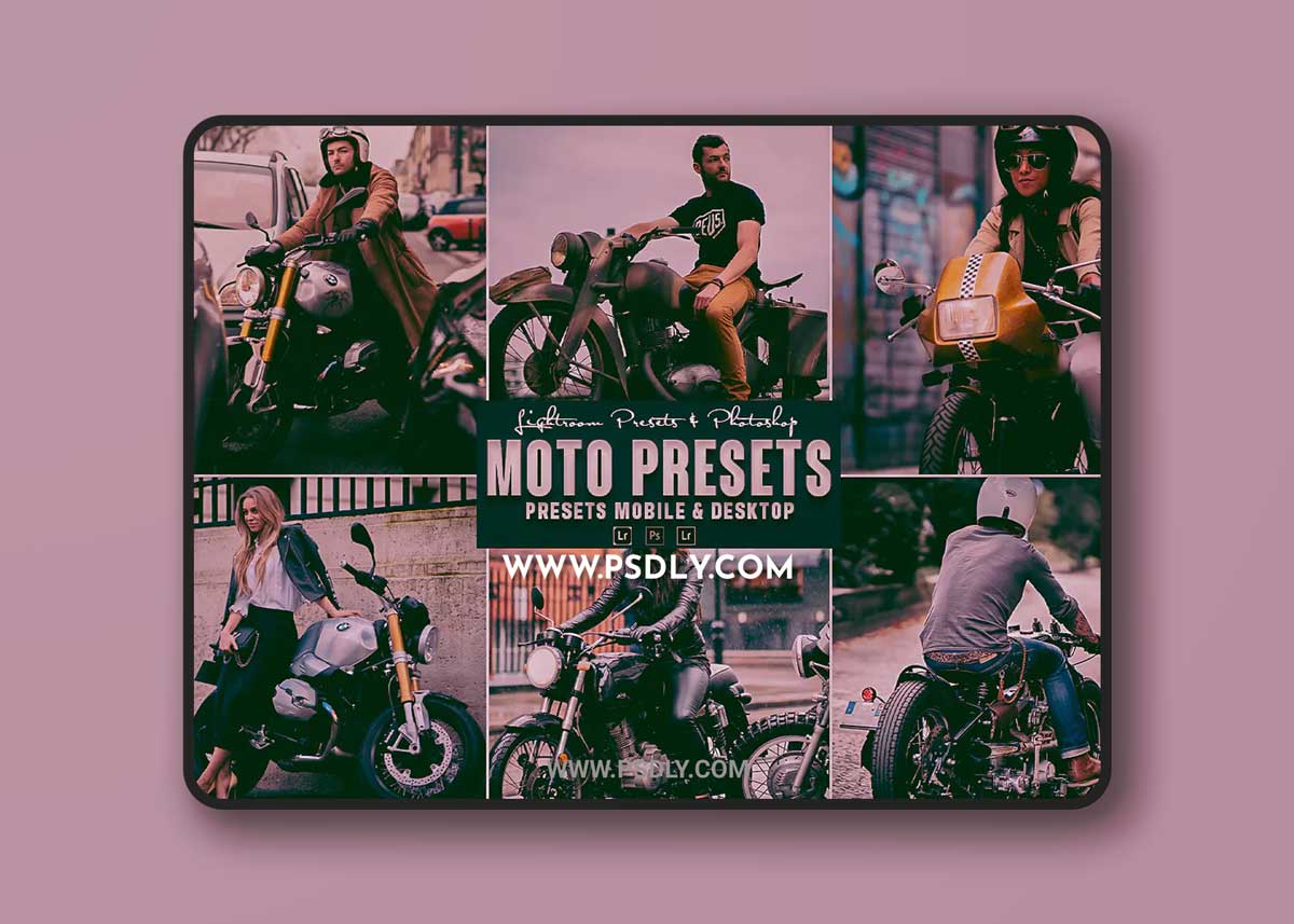 Moto Photoshop Action & Lightrom Presets