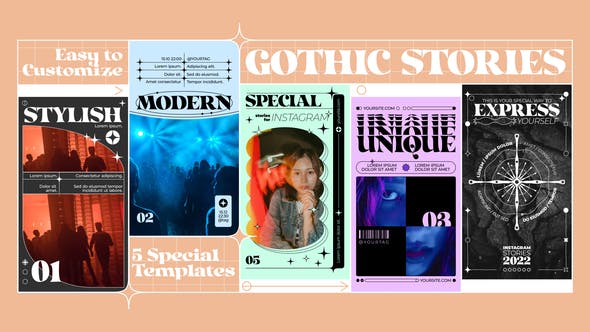 Videohive Modern Gothic Stories 34771521