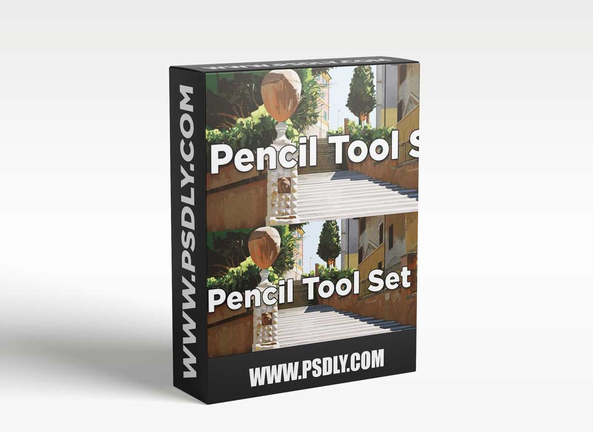Pencil Tool Set for Photoshop by Luca Martelli