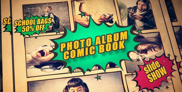 Videohive Photo Album Comic Book 7985722