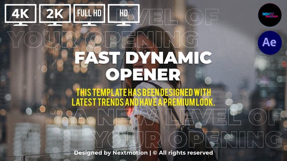 Videohive Fast Dynamic Opener 34751331