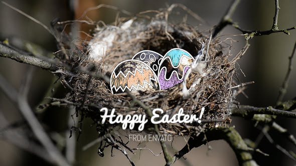 Videohive Easter Eggs Gift Card Wide and Instagram Stories Version 23593553