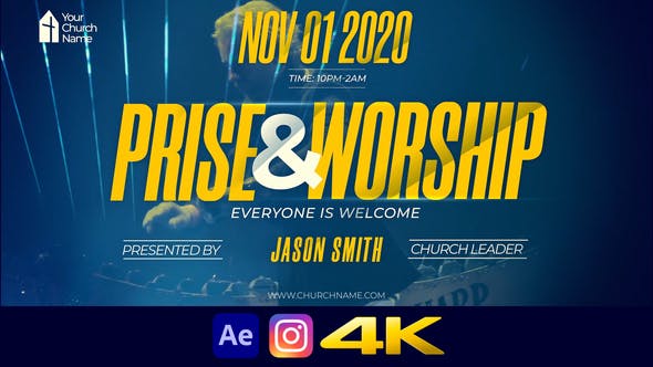 Videohive Worship Events 29217352