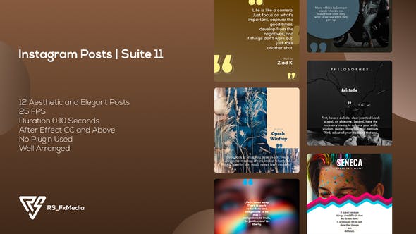 Videohive Instagram Posts | Quotes | Suite 11 34569300