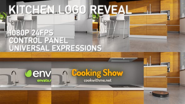 Videohive Kitchen Logo Reveal 34164849