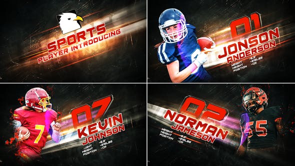 Videohive - Sport Team Intro | Player Introducing - 34108211