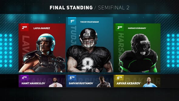 Videohive Sport Profile Desks 24872061