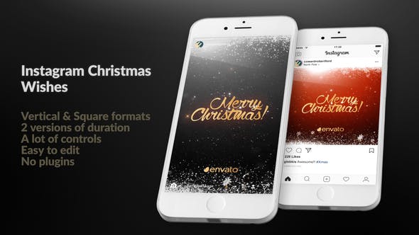 Videohive Instagram Christmas Wishes 22809980