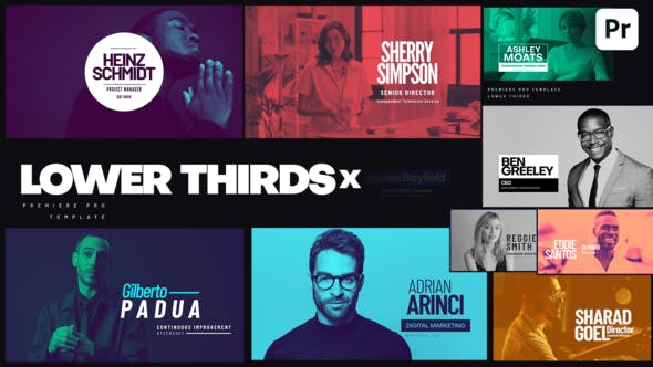 Videohive Lower Thirds X 34817145