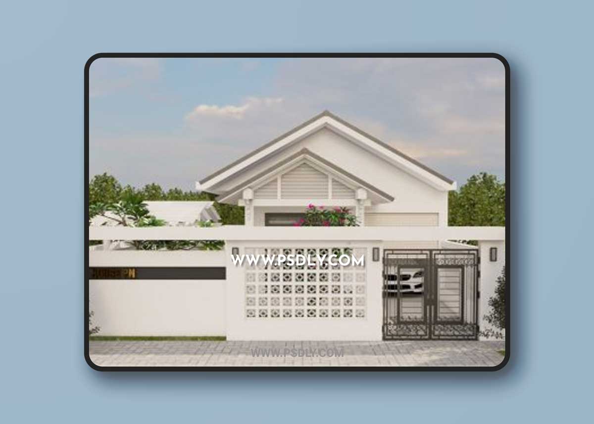 Sketchup Exterior House by Phu Nguyen