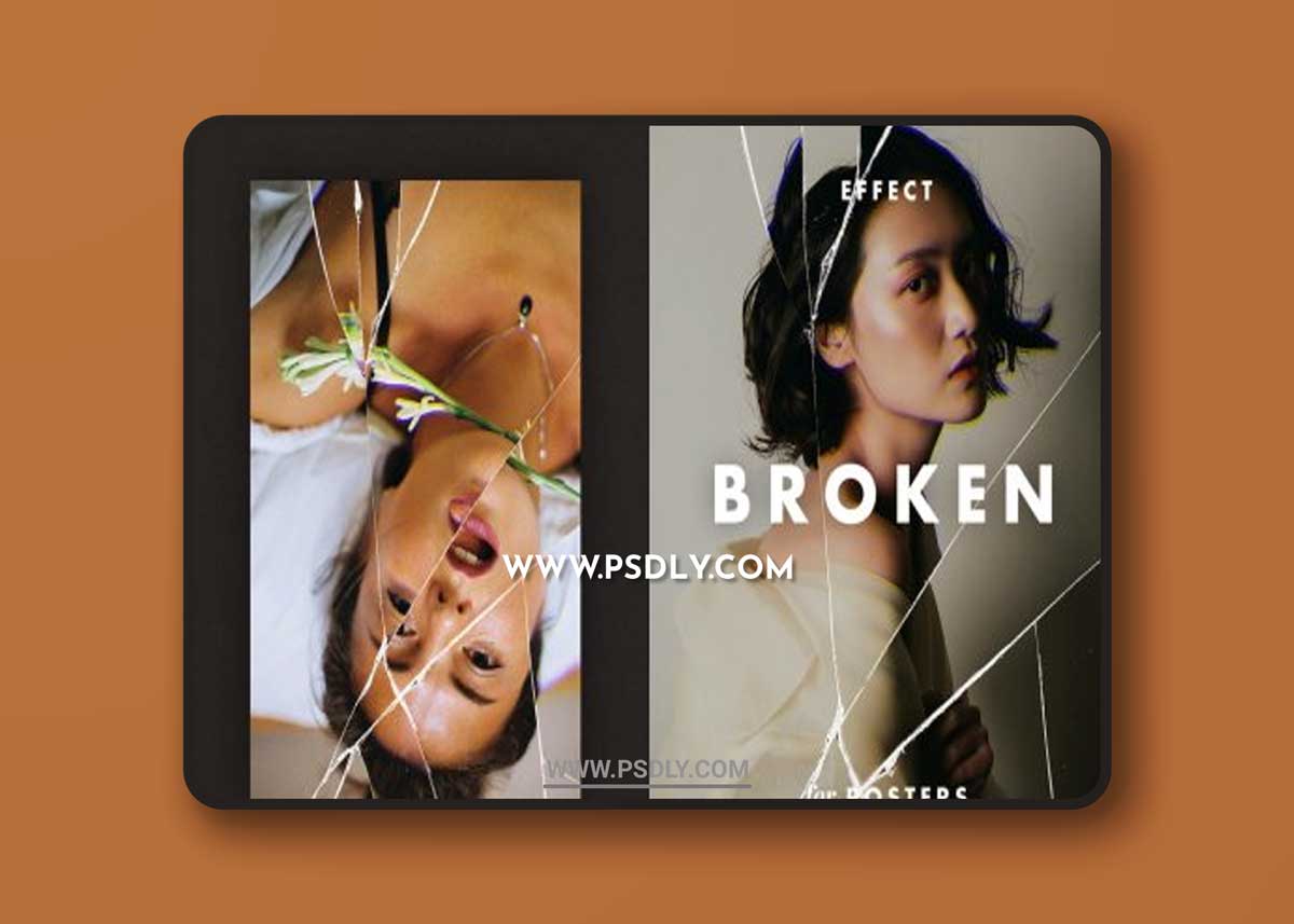 Smashed Glass Effect for Posters