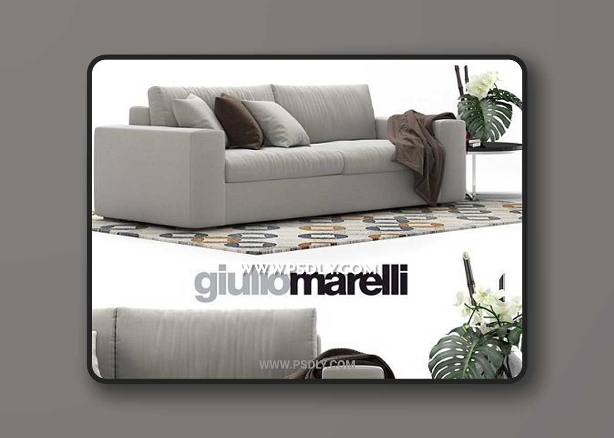 Sofa Epika, Giulio Marelli 3D Models
