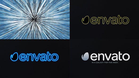 Videohive Star Wars Hyperspace Logo 21153412