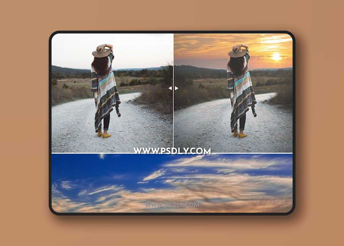 Sunset Skies Effects for Photoshop + Tutorial