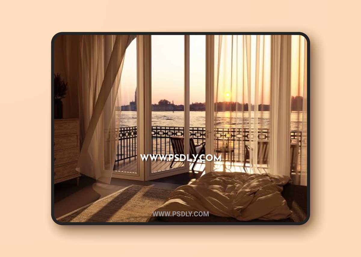 Sunset on the beach 3D Models