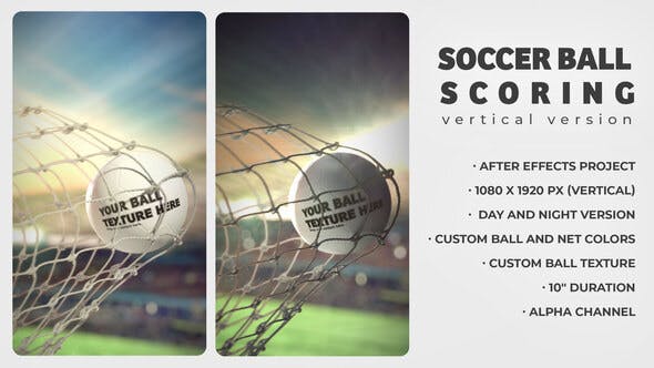 Videohive Soccer Ball Scoring Logo Reveal Intro Opener Vertical 34615444