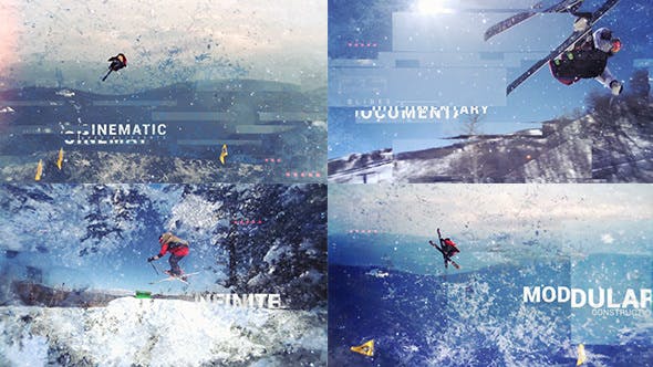 Videohive Winter Epic Glitch Opener 14400096