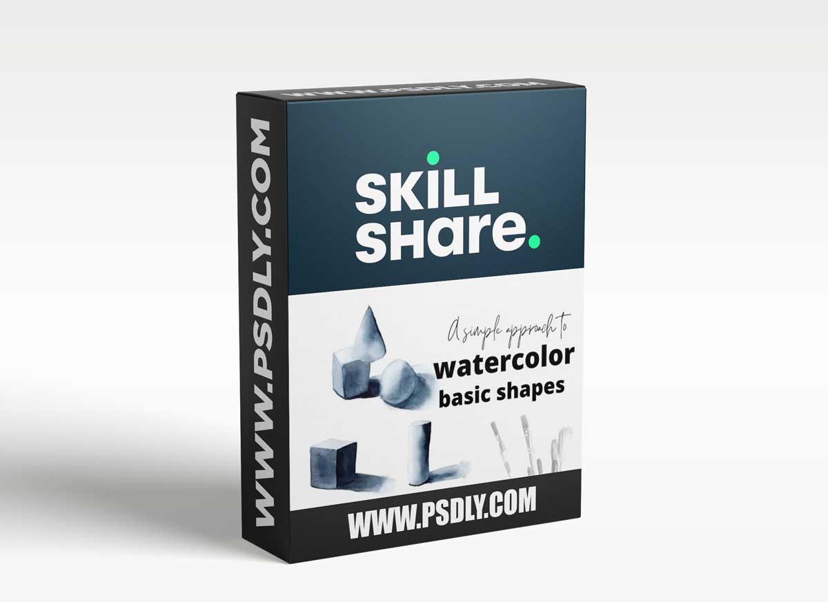 Watercolor Basic Shapes | Learn Watercolor With Monochrome Painting