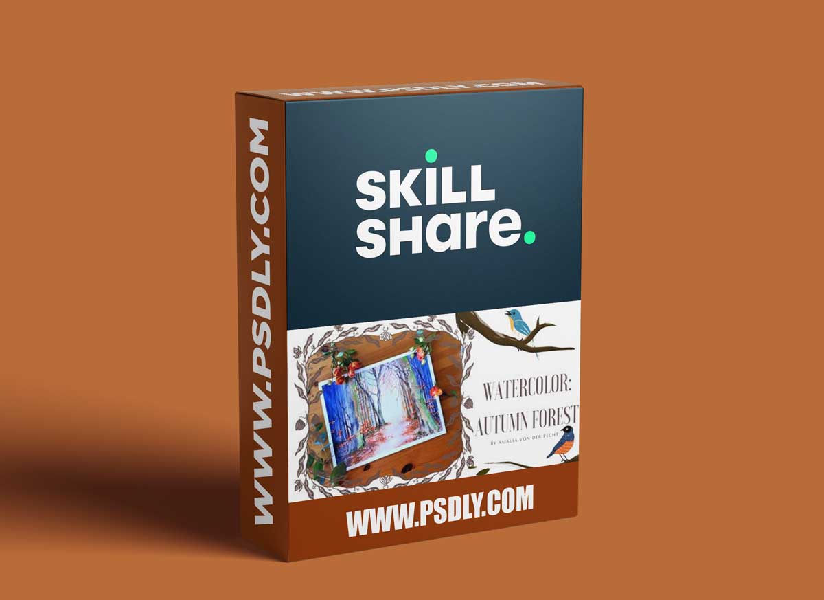 Watercolor: Walkthrough An Autumn Forest