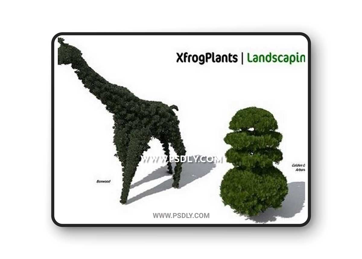 XfrogPlants – LANDSCAPING 3D Models