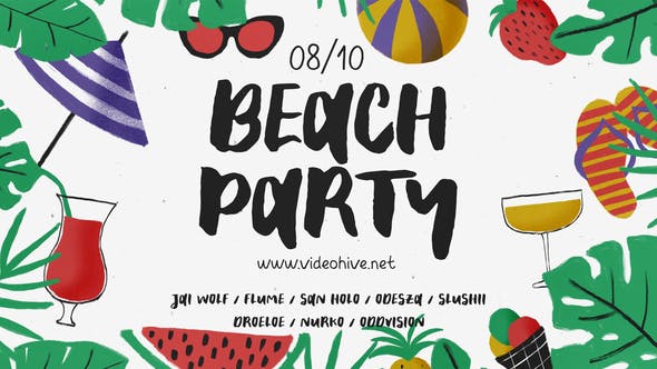 Videohive Beach Party 24281769