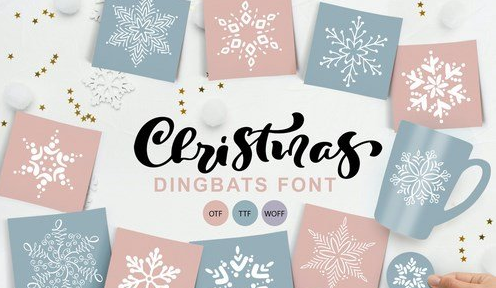 Christmas Snowflake Dingbats