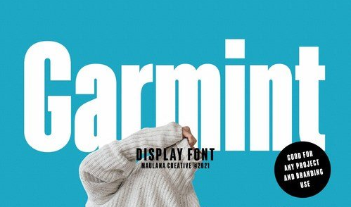 Garmint Sans Serif Display Font