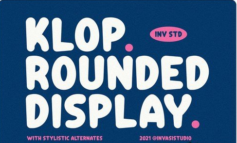 Klop - Friendly Rounded Font