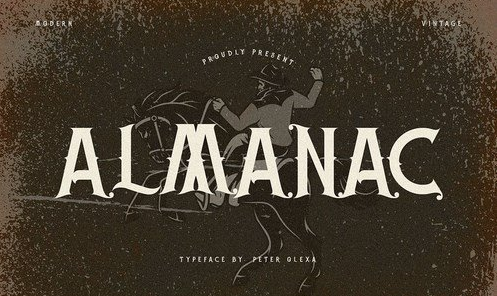 Almanac - Vintage Serif Font