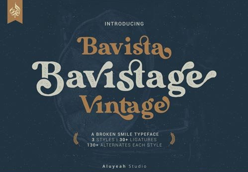Al Bavistage Font Family
