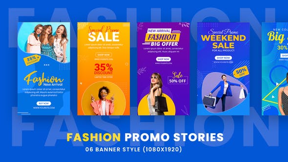 Videohive Fashion Promo Stories Banners 34635019