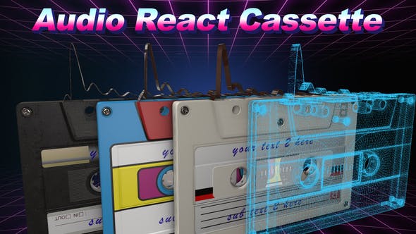 Videohive Audio React Cassette 22644294