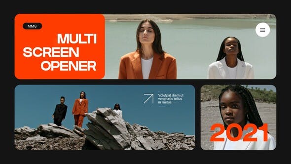 Videohive Multi Screen Slideshow 3 in 1 35320668