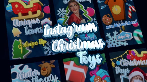 Videohive Instagram Christmas Toys 35107558