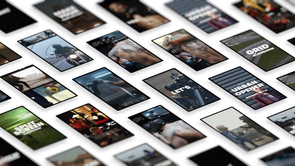 Videohive Grid Multiscreen Urban Instagram Stories and Posts 35111876