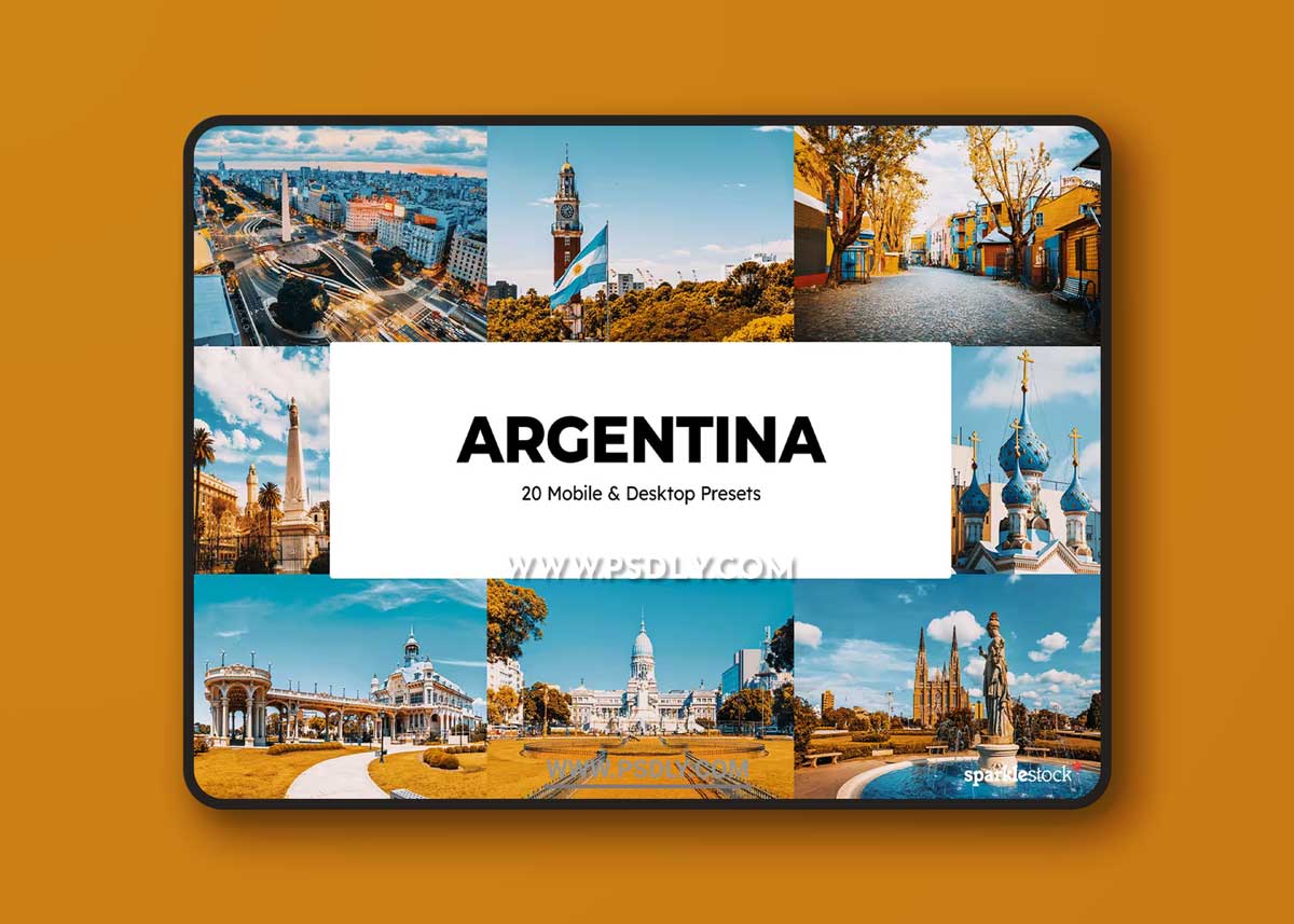 20 Argentina Lightroom Presets and LUTs CJEGR9C