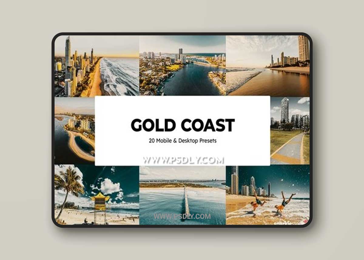 20 Gold Coast Lightroom Presets and LUTs