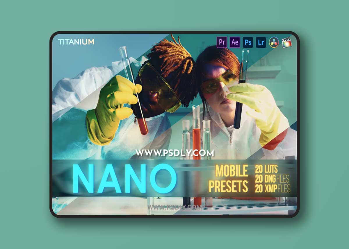 20 Nano Color Lightroom Presets + LUTs B67BUD4