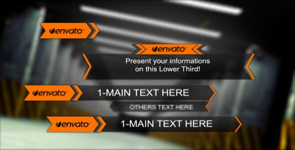 Videohive Lower Third Pack 2412992
