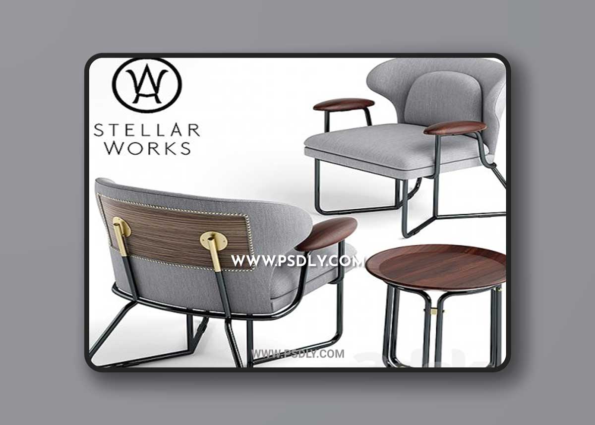 Armchair STELLAR WORKS CHILLAX LOUNGE CHAIR