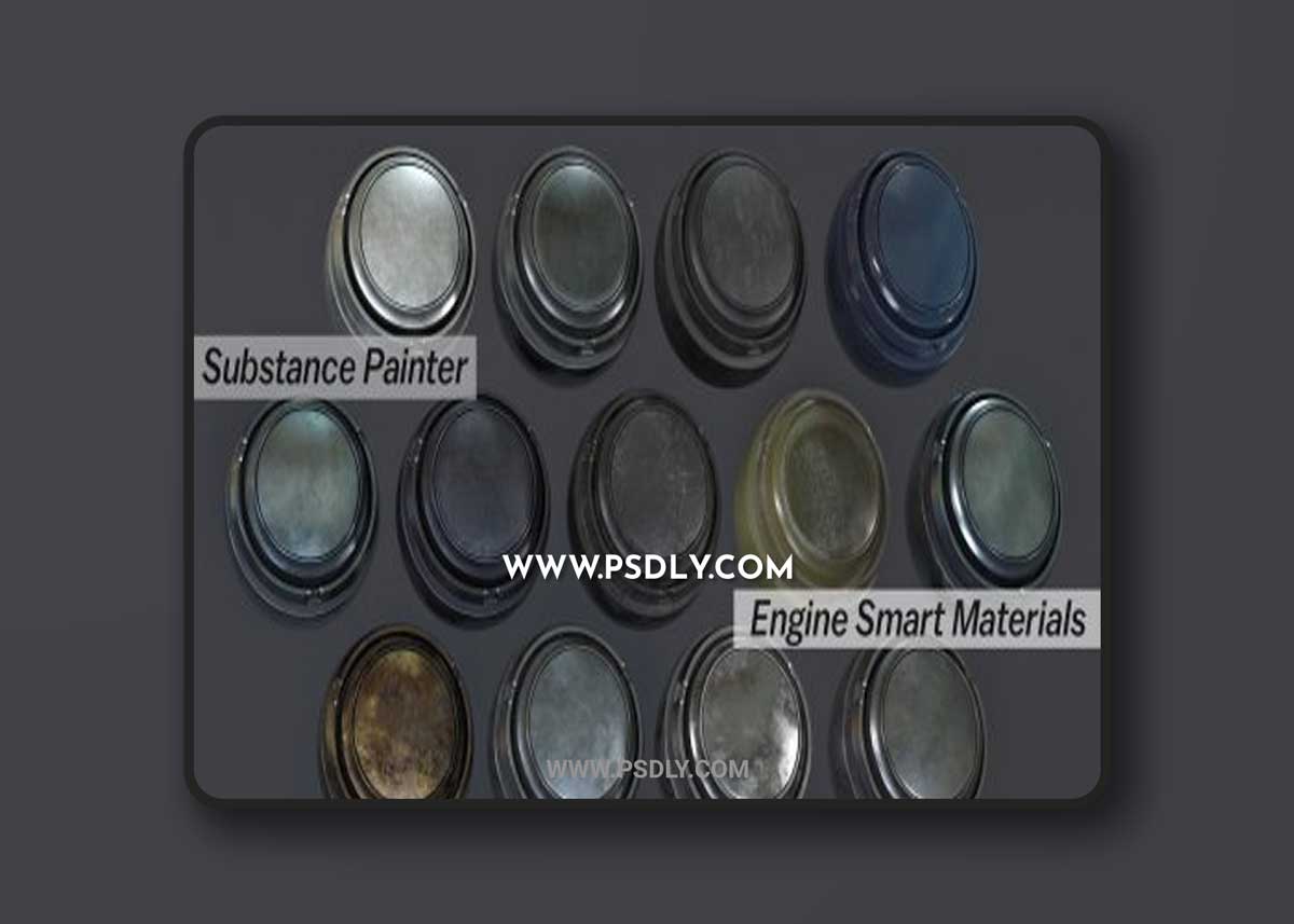 Artstation - 13 Substance Painter Engine Metal Automotive Smart Materials