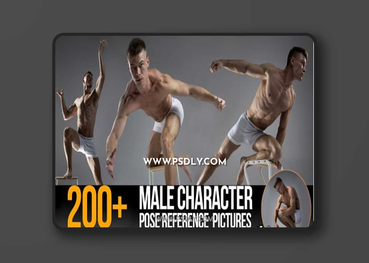 Artstation - Grafit Studio - 200+ Male Pose Reference Pictures