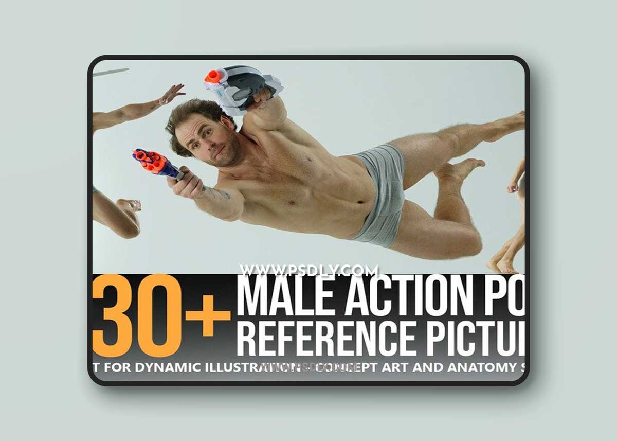 Artstation - Grafit Studio - 330+ Male Action Pose Reference Pictures