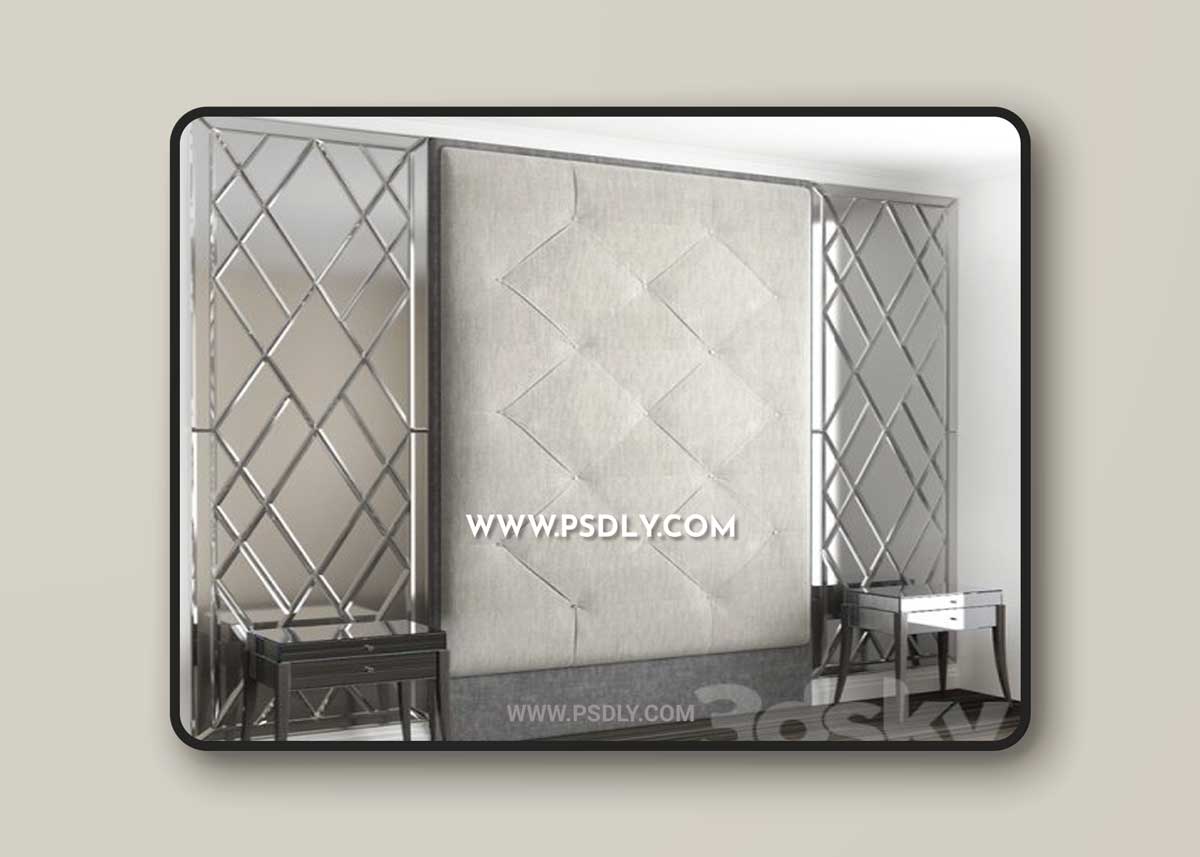 Backrest for bed_5 - 3D Models - 3DSKY