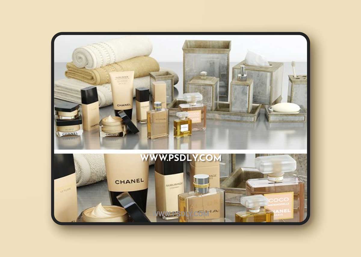 Bathroom set 3D Models